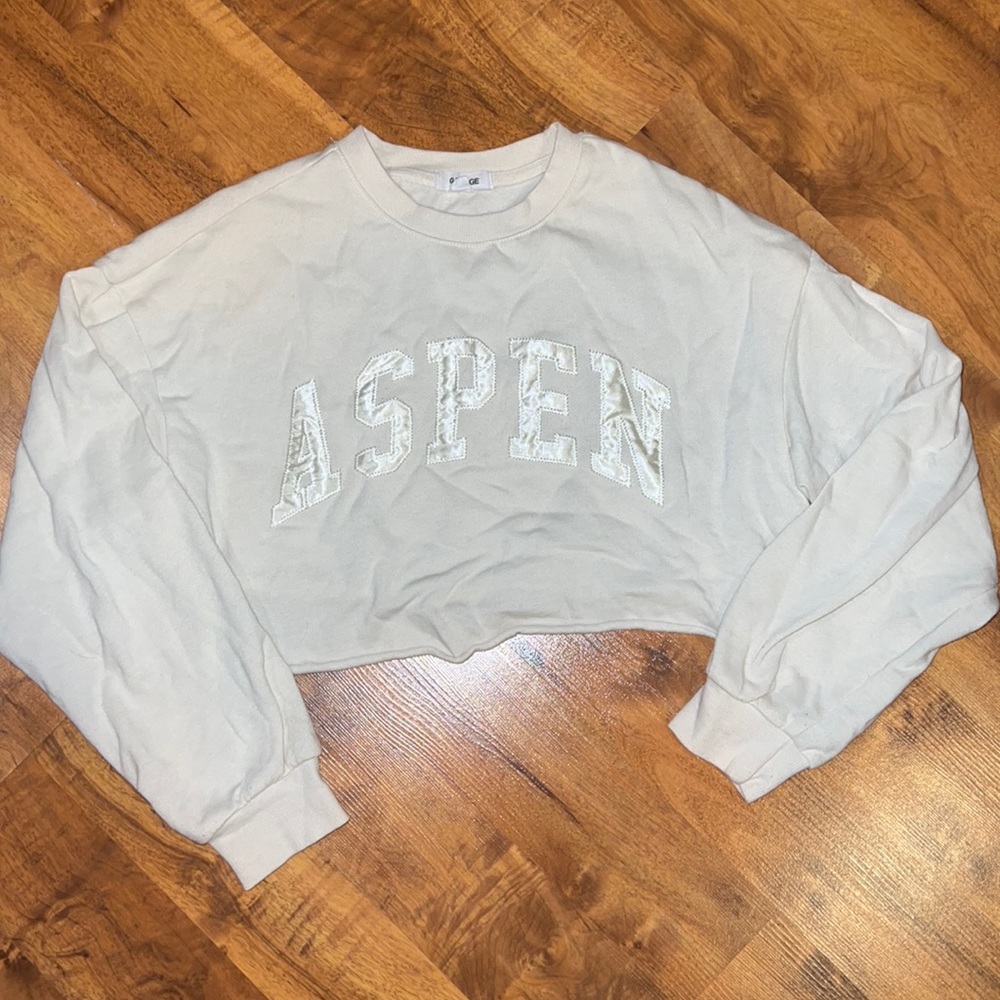 Garage cropped sweatshirt